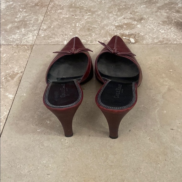 Elegant Cole Haan  Burgundy Heels - Picture 5 of 7